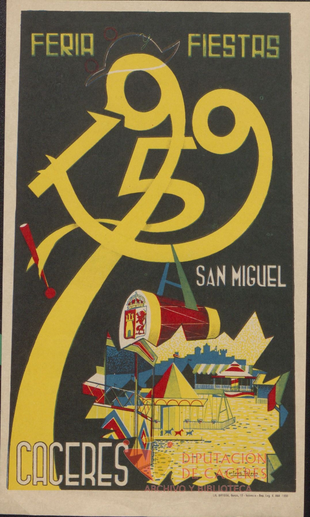 Plakatankündigung für ein Festival in San Miguel de Allende, Mexiko mit Text und Bildern.