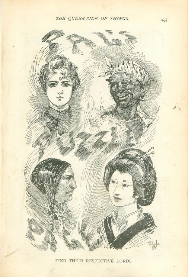 Buchumschlag mit dem Titel "Die queere Seite der Dinge" mit vier illustrierten Frauenköpfen.