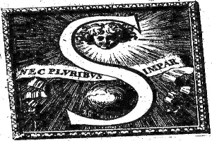 Schwarze und weiße Zeichnung eines Mannes, der nachdenklich in die Ferne blickt, mit einer Sonne und ausstrahlenden Sonnenstrahlen im Hintergrund, umrahmt von fettem Text, der 'Symphonie der Sonne' lautet.